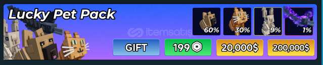 ⭐Hunty Zombie Lucky Pet Pack⭐