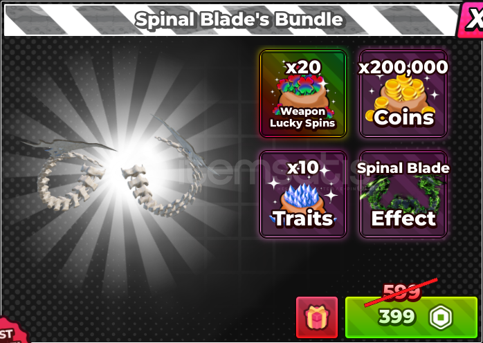 ⭐Hunty Zombie Spinal Blade's Bundle⭐ ⭐Hunty Zombie Spinal Blade's Bundle⭐