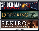 Spider Man Miles M + Sekiro + Elden Ring