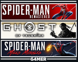 Spider Man Miles M + RE + Ghost of Tsushima