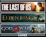 The Last of Us Part 1 + God of War + Elden Ring