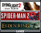 Spider-Man 2 + Dying Light 2 + Elden Ring