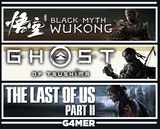 The Last Of Us Part 2 + Wukong + Tsushima