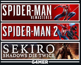 Spider Man 2 + Remastered + Sekiro