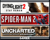 Spider-Man 2 + Dying Light 2 + UNCHARTED 