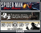 Spider Man Miles + Wukong + Ghost of Tsushima