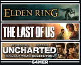 The Last of Us 1 + UNCHARTED + Elden Ring