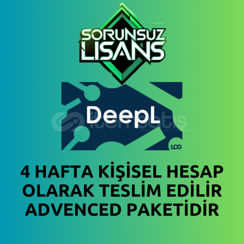 DeepL Pro Advenced - 1 Aylık DeepL Pro Advenced - 1 Aylık