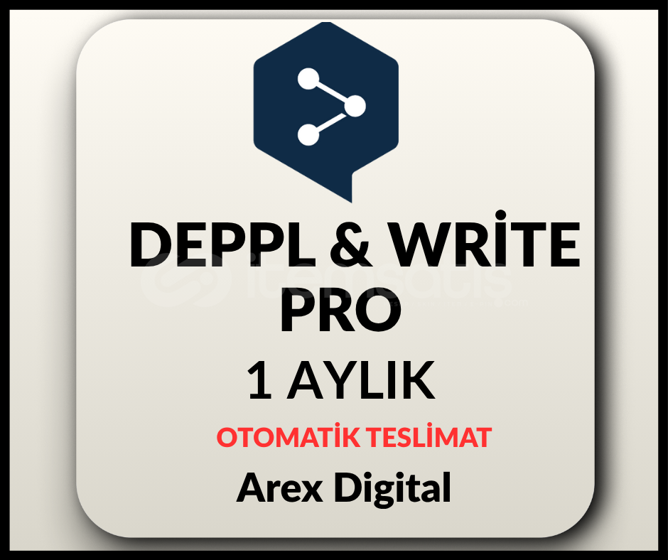 Deepl Write Pro Advanced 1 AYLIK Deepl Write Pro Advanced 1 AYLIK