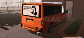 Dekorluk Transit Müslüm Baba çizimli