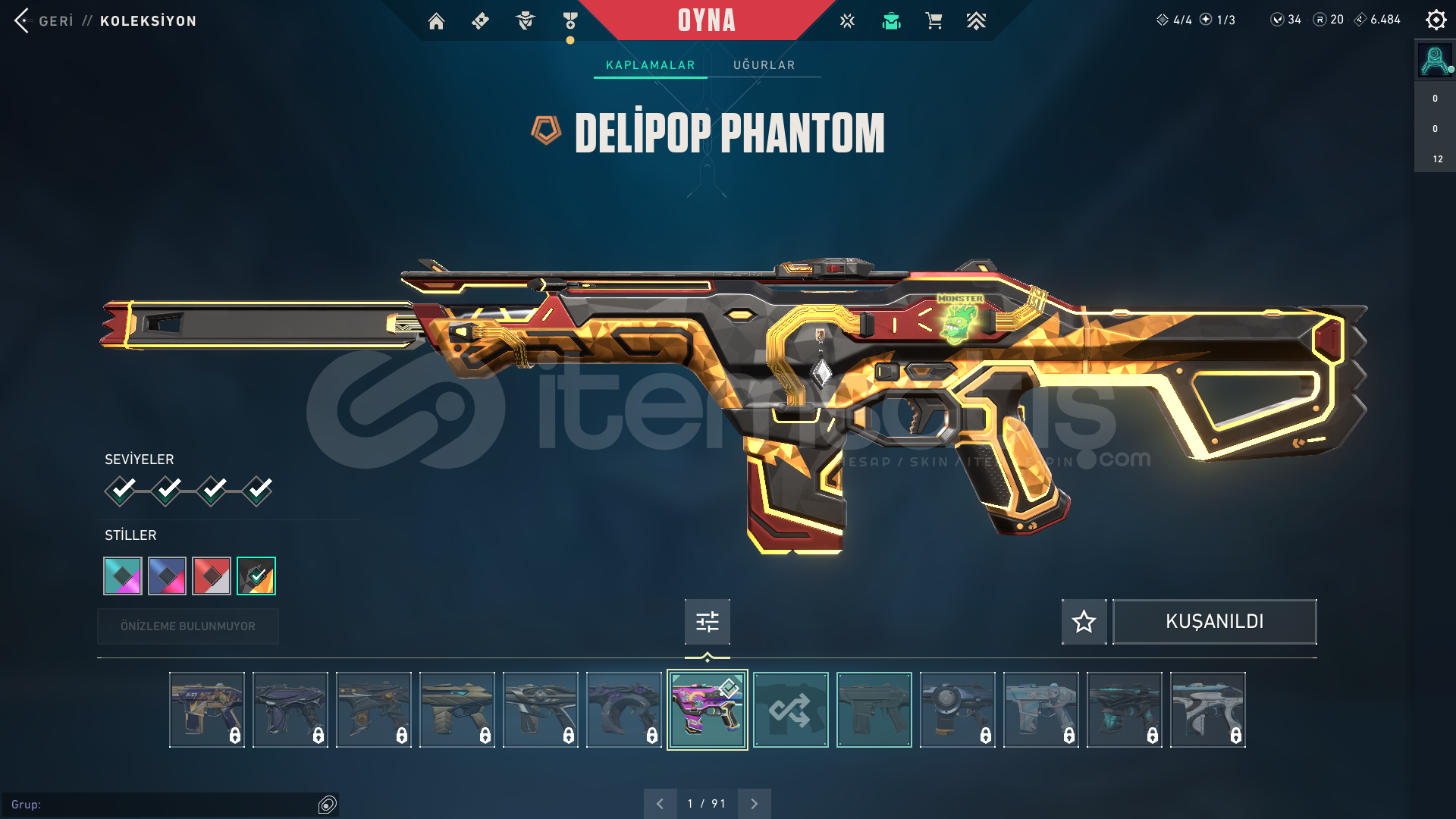 DELİPOP PHANTOM YİTİK OP'LU HESAPP DELİPOP PHANTOM YİTİK OP'LU HESAPP