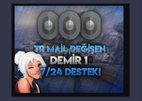 DEMİR 1 MAİL DEĞİŞEN TR HESAP 7/24 HİZMET