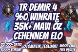 ⭐DEMİR 4⭐ TR 35K+ MAVİ ÖZ VIP CEHENNEM ELO