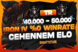 ⭐DEMİR 4⭐ TR 40K+ MAVİ ÖZ VIP CEHENNEM ELO