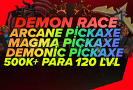 ⭐Demonic-Arcane-Magma Pickaxe+500K+ Para+120LVL