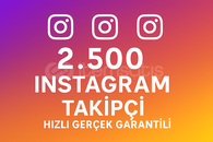 ⭐️[ÇALIŞAN] Instagram 2500 Adet Takipçi garantil