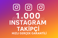 ⭐️[ÇALIŞAN] Instagram 1000 Adet Takipçi garantil