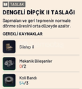 DENGELİ DİPÇİK 2 TASLAĞI BLUEPRİNT