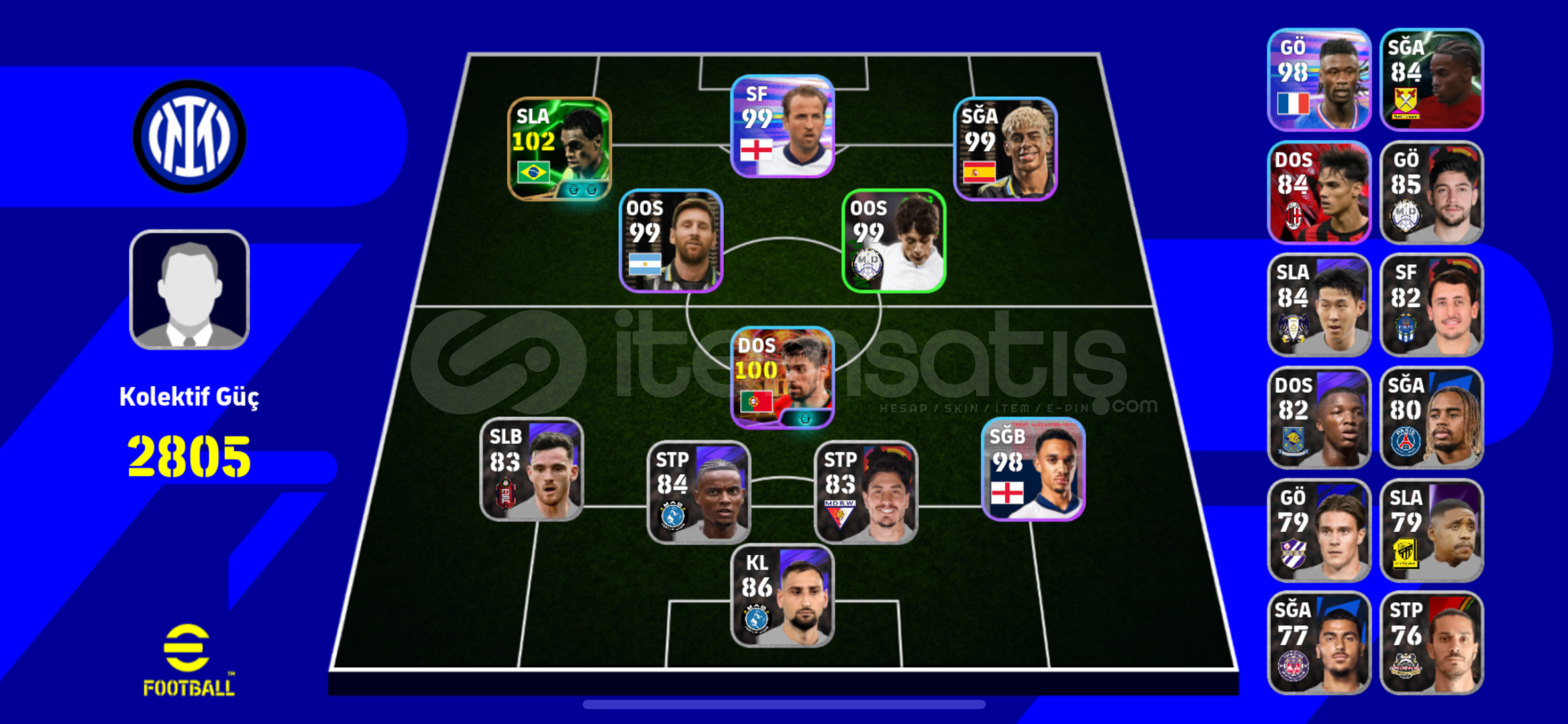 Denilson+Arda Güler başlangıç hesabı Denilson+Arda Güler başlangıç hesabı