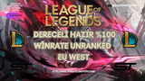 ⭐️Dereceli Hazır 40-50K Mavi Öz Unranked EUW⭐️