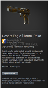 Desert Eagle | Bronz Deko