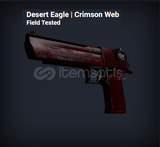 Desert Eagle Crimson Web Field Tested