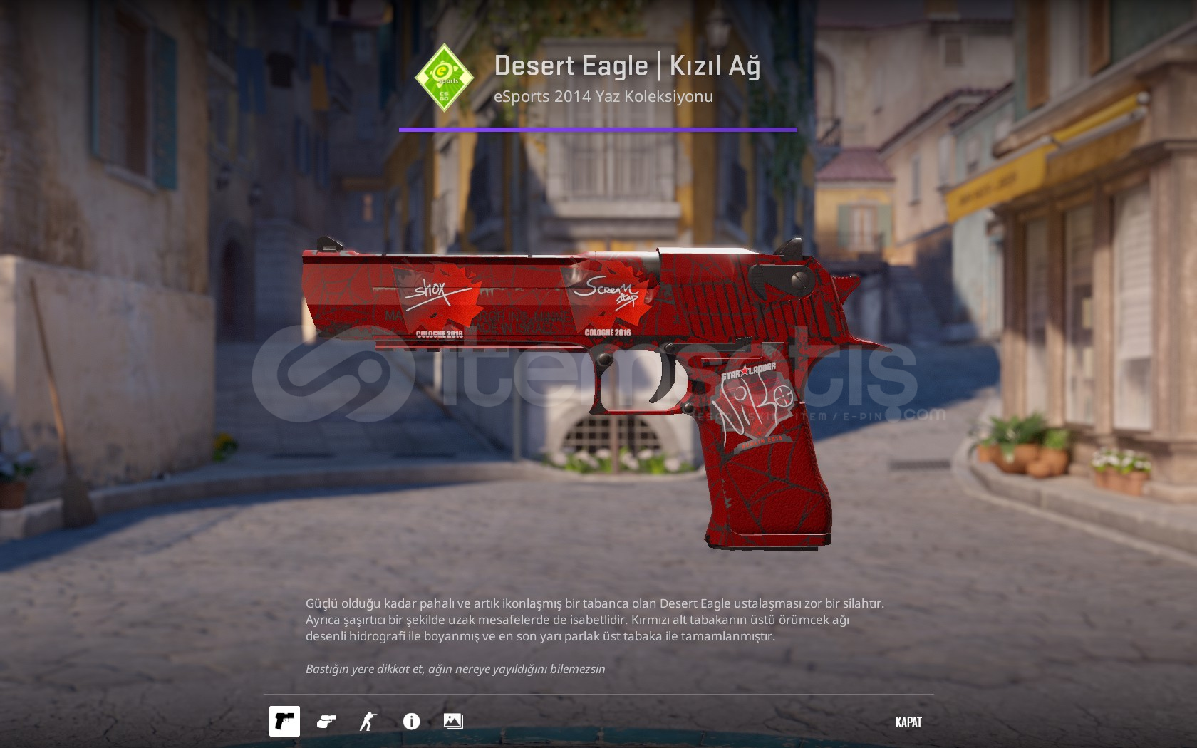 Desert Eagle | Crimson Web (FT) Düşük Float Desert Eagle | Crimson Web (FT) Düşük Float
