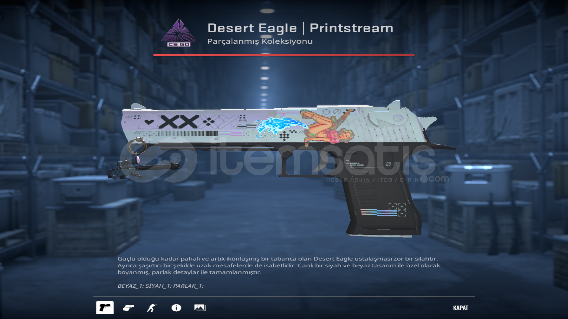 Desert Eagle | Printstream Az Aşınmış Desert Eagle | Printstream Az Aşınmış