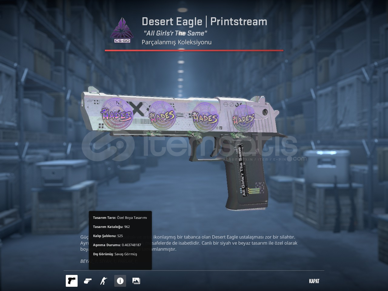 Desert Eagle | Printstream (Battle-Scarred) Desert Eagle | Printstream (Battle-Scarred)