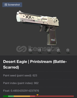 Desert Eagle | Printstream (Battle-Scarred)