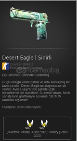 Desert Eagle | Sinirli ucuz 2 stickerlı