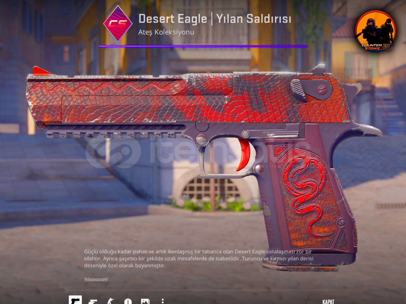 ⚡Desert Eagle | Yılan Saldırısı ⚡Desert Eagle | Yılan Saldırısı