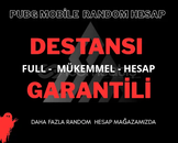 DESTANSI GARANTİLİ HESAP - PUBGM RANDOM