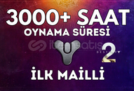 ❤️ DESTINY 2 ❤️ 3000 SAAT ❤️ Steam ❤️
