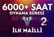 ❤️ DESTINY 2 ❤️ 6000 SAAT ❤️ Steam ❤️