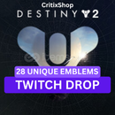 Destiny 2 Twitch Drops | 28 UNIQUE EMBLEMS