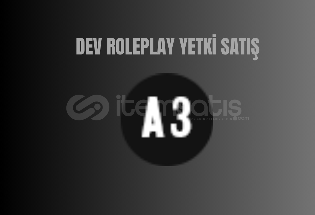 Dev Roleplay Süper Yetkili Satış