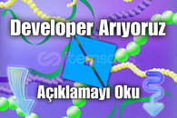 Developer Arıyoruz 