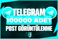 ⭐[SORUNSUZ]⚡TELEGRAM 100.000POST GÖRÜNTÜLENMESİ⭐