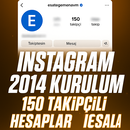 META VERİFİED 2014 KURULUM 150 TAKİPÇİLİ INSTAGRAM HESAP