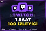 100 Aktif İzleyici | 1 Saat -60DK | Garanti 