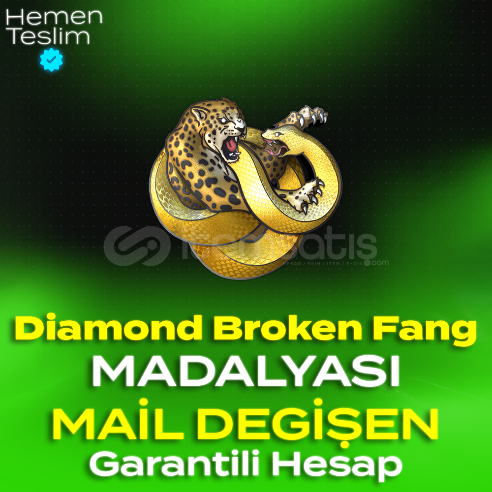 Diamond Broken Fang Madalyalı CS2 Hesabı Diamond Broken Fang Madalyalı CS2 Hesabı