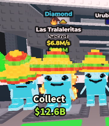 Diamond Las Tralaleritas steal a brainrot  Diamond Las Tralaleritas steal a brainrot