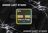 Diary Page - Anime Last Stand