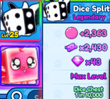 dice split 0,00025