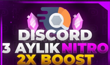 Dicord Nitro Promo 3 Aylık Boosted