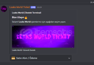 Dicord Ticket Botu Gelişmiş