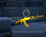 Die cast ak gold pattern 2085