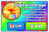 ⭐Digital Storage | Bubble Gum Simulator⭐