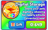 Digital Storage | Bubble Gum Simulator INFINITY